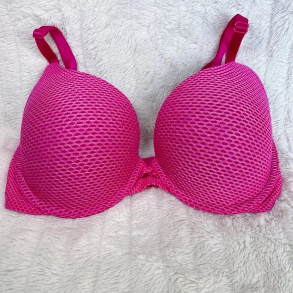 Victoria's Secret VS Pink Magenta Perfect Shape Push-up Bra - Picture 1 of 6